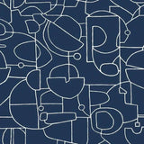 Wallpaper Robotics Peel & Stick Wallpaper // Navy