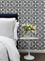 Wallpaper Roulettes Wallpaper // Cream & Black