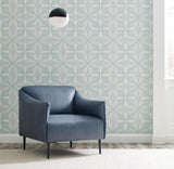 Wallpaper Roulettes Wallpaper // Cream & Blue