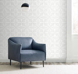 Wallpaper Roulettes Wallpaper // Lily White & Cream