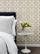 Wallpaper Roulettes Wallpaper // Tan Metallic