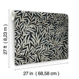 Wallpaper Rowan Wallpaper // Black