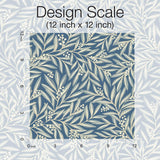 Wallpaper Rowan Wallpaper // Dusty Blue