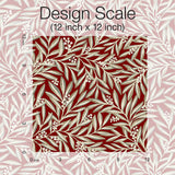 Wallpaper Rowan Wallpaper // Red