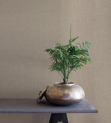 Wallpaper Rugged Linen Wallpaper // Jute