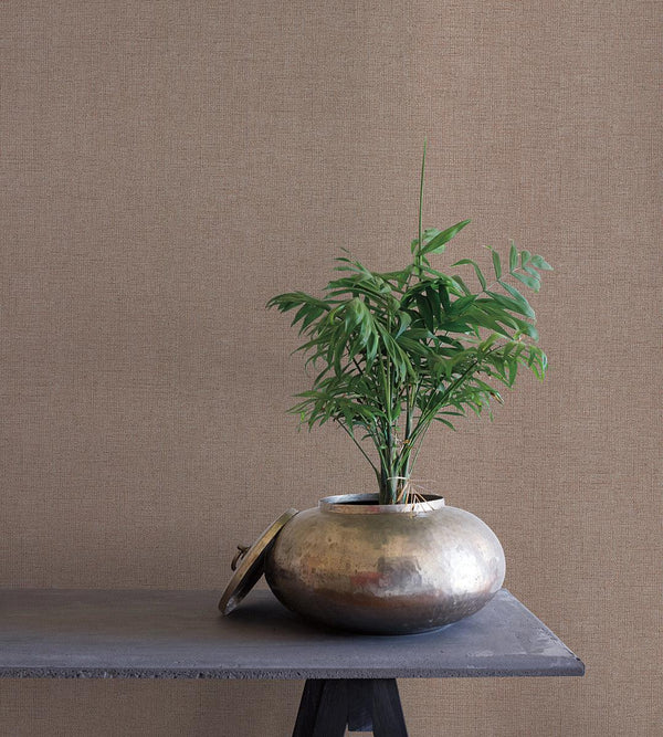 Wallpaper Rugged Linen Wallpaper // Sequoia