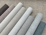 Wallpaper Rugged Linen Wallpaper // Shale