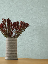 Wallpaper Sand Crest Wallpaper // Light Blue