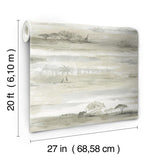 Wallpaper Savanna Sunset Peel & Stick Wallpaper // Beige