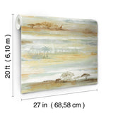 Wallpaper Savanna Sunset Peel & Stick Wallpaper // Brown