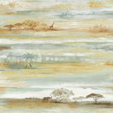 Wallpaper Savanna Sunset Peel & Stick Wallpaper // Brown