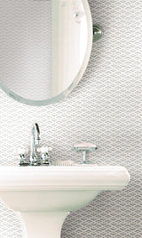 Wallpaper Savannah Peel & Stick Wallpaper // Grey