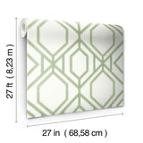 Wallpaper Sawgrass Trellis Wallpaper // Green