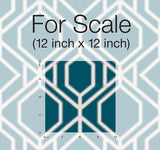 Wallpaper Sawgrass Trellis Wallpaper // Navy