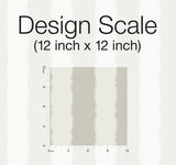Wallpaper Scalloped Stripe Wallpaper // Grey