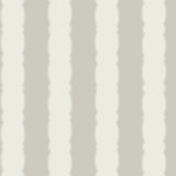 Wallpaper Scalloped Stripe Wallpaper // Grey