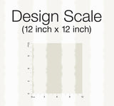 Wallpaper Scalloped Stripe Wallpaper // Off White