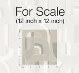 Wallpaper Sculpture Garden Wallpaper // Grey