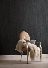 Wallpaper Seagrass Wallpaper // Black & Silver