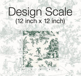 Wallpaper Seasons Toile Wallpaper // Dark Green