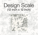 Wallpaper Seasons Toile Wallpaper // Grey