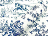 Wallpaper Seasons Toile Wallpaper // Navy