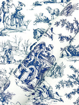 Wallpaper Seasons Toile Wallpaper // Navy