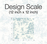 Wallpaper Seasons Toile Wallpaper // Teal