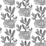 Wallpaper Seedlings Peel & Stick Wallpaper // Black