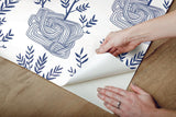 Wallpaper Seedlings Peel & Stick Wallpaper // Blue