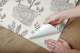 Wallpaper Seedlings Peel & Stick Wallpaper // Grey