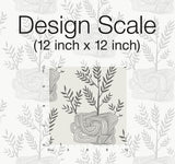 Wallpaper Seedlings Peel & Stick Wallpaper // Grey