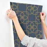 Wallpaper Serendipity Wallpaper // Navy