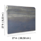 Wallpaper Serene Reflection Wallpaper // Navy