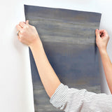 Wallpaper Serene Reflection Wallpaper // Navy