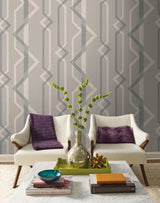 Wallpaper Shape Shifter Wallpaper // Beige