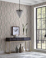 Wallpaper Shape Shifter Wallpaper // Beige