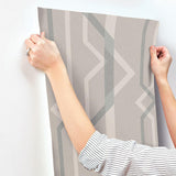 Wallpaper Shape Shifter Wallpaper // Beige