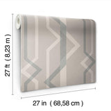 Wallpaper Shape Shifter Wallpaper // Beige
