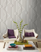 Wallpaper Shape Shifter Wallpaper // Grey