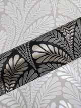 Wallpaper Shell Damask Wallpaper // Black