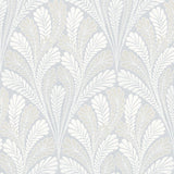 Wallpaper Shell Damask Wallpaper // Blue