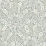 Wallpaper Shell Damask Wallpaper // Green