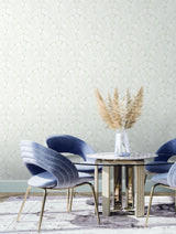 Wallpaper Shell Damask Wallpaper // Neutral & Pearl
