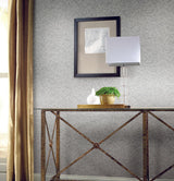 Wallpaper Shimmering Cork Peel & Stick Wallpaper // Grey