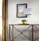 Wallpaper Shimmering Cork Peel & Stick Wallpaper // White