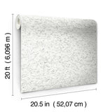 Wallpaper Shimmering Cork Peel & Stick Wallpaper // White