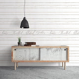 Wallpaper Shiplap Planks Wallpaper // White