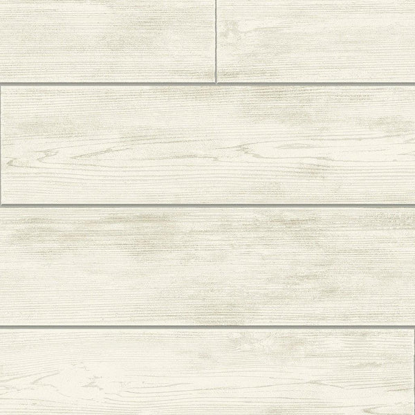 Wallpaper Shiplap Wallpaper // Grey & Off White 