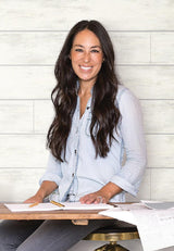 Wallpaper Shiplap Wallpaper // Grey & Off White